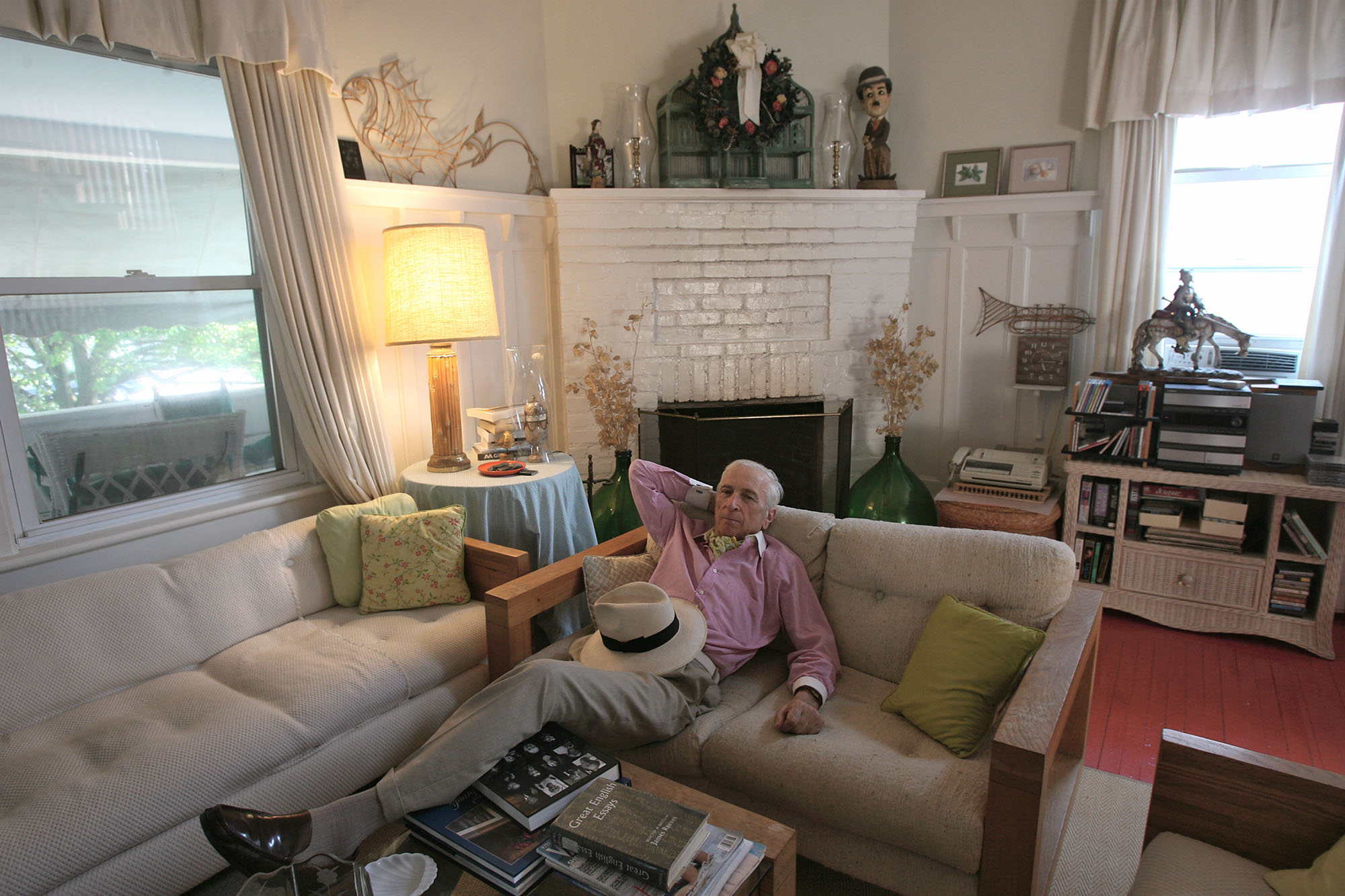 Author Gay Talese at sumer home-New Jersey Portrait Photographer