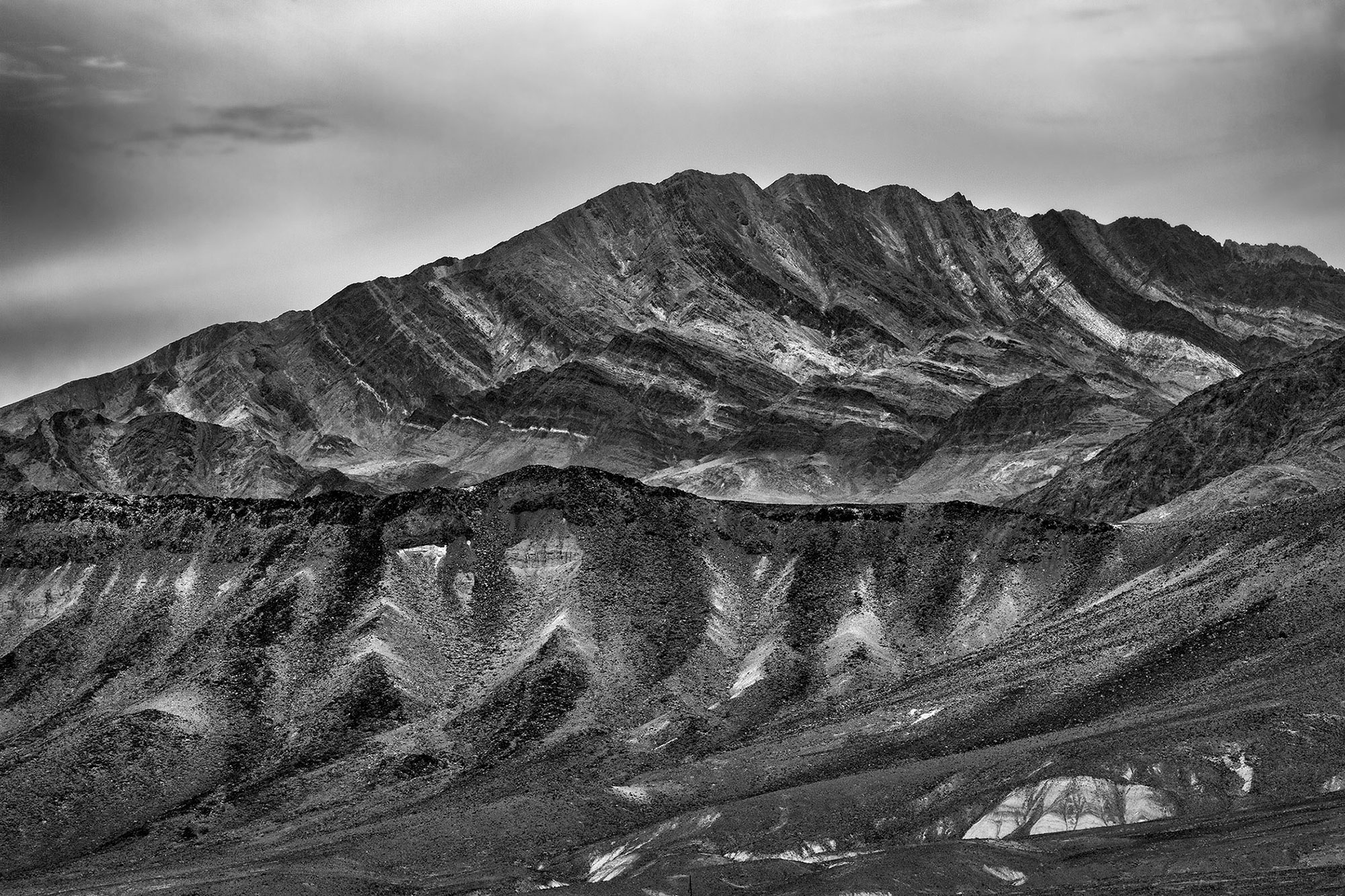Black and White landscapes of Death Valley