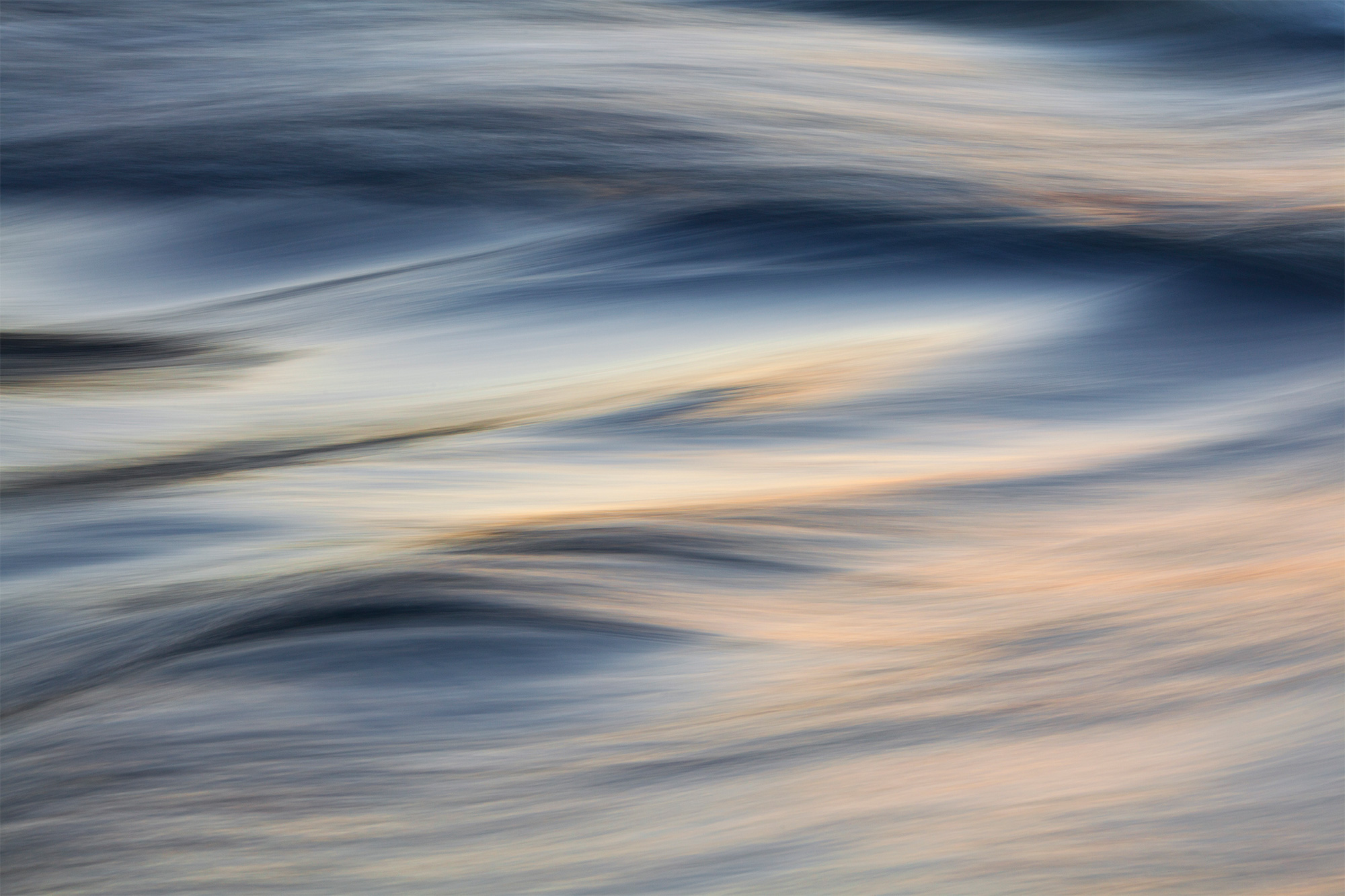 Water abstract along Frenchman Bay, Acadia National Park