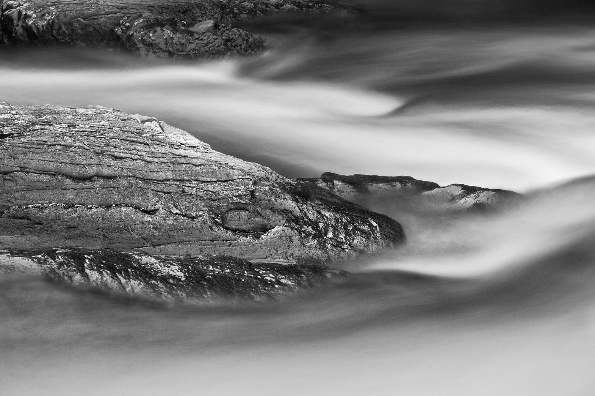 Water abstract created in Great Smoky Mountains-Serpents Breath