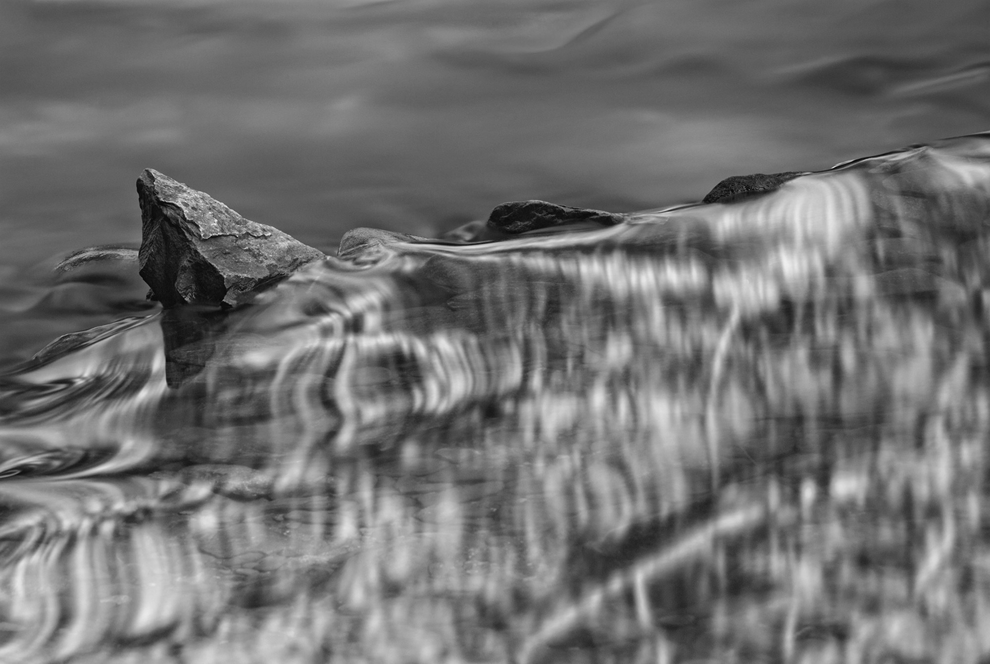 Water abstract created in Great Smoky Mountains-Spine